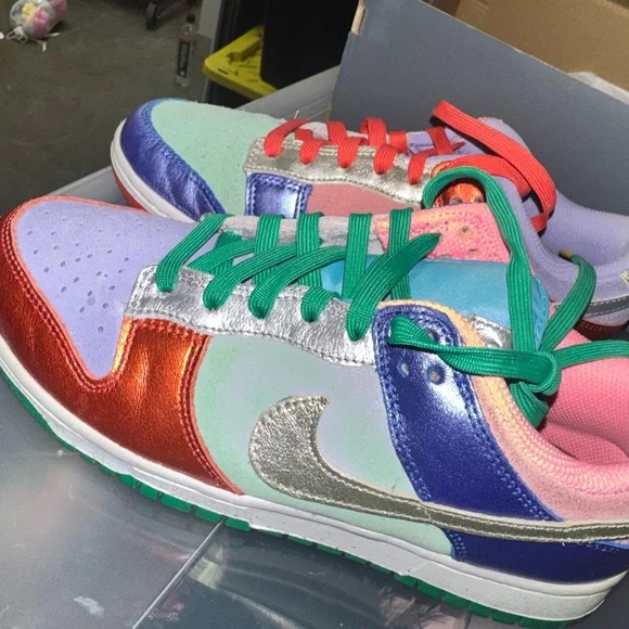 Nike Dunk Low Sunset Pulse Women’s Sneakers Size 8.5 W - Picture 4 of 7